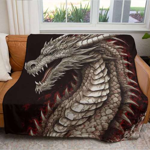Black Dragon Blanket