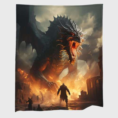 Flannel Dragon Blanket