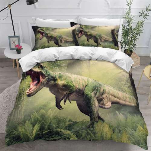 3D Dinosaur Print Bed Sets