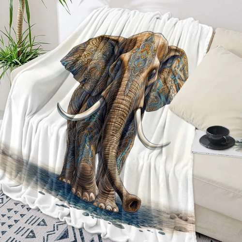 Native Elephant Blanket