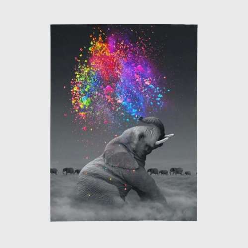 Elephant Galaxy Blanket