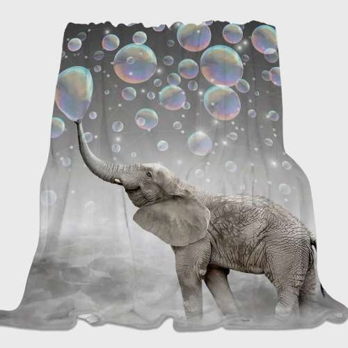 Bubble Elephant Blanket