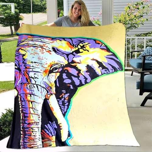 Elephant Throw Blanket