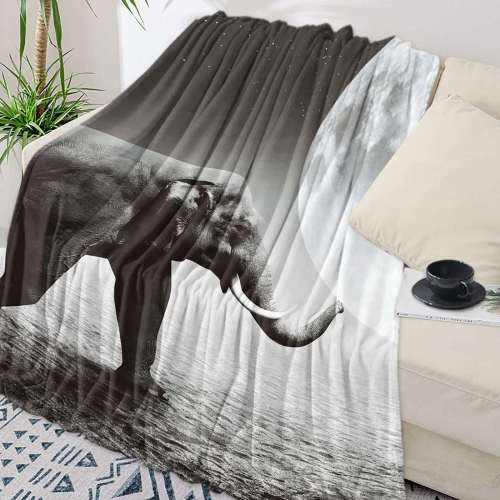 Elephant Moon Blanket