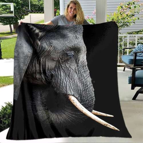 Animal Elephant Blanket