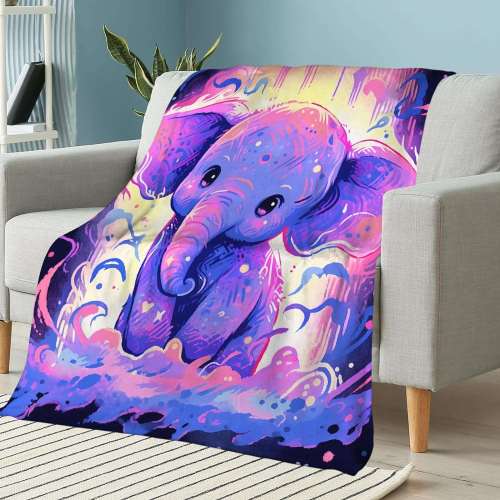 Lovely Elephant Blanket