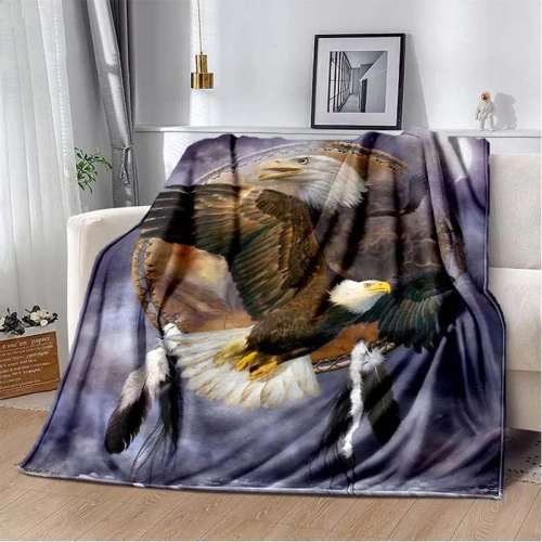 Eagle Dreamcatcher Blanket