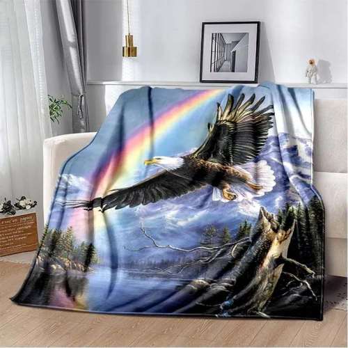Rainbow Eagle Blanket