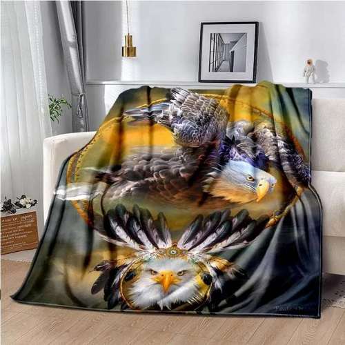 Dreamcatcher Eagle Blanket