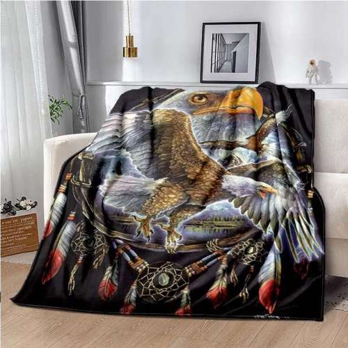 Tribal Eagle Blanket