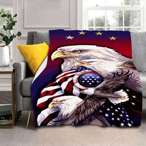 Eagle Printed Blanket