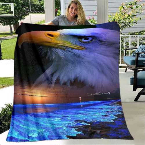Eagle Graphic Blanket
