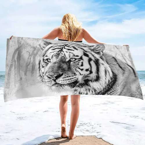 Sand Free Tiger Beach Towel