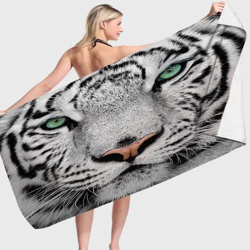 Tiger Face Pool Towel