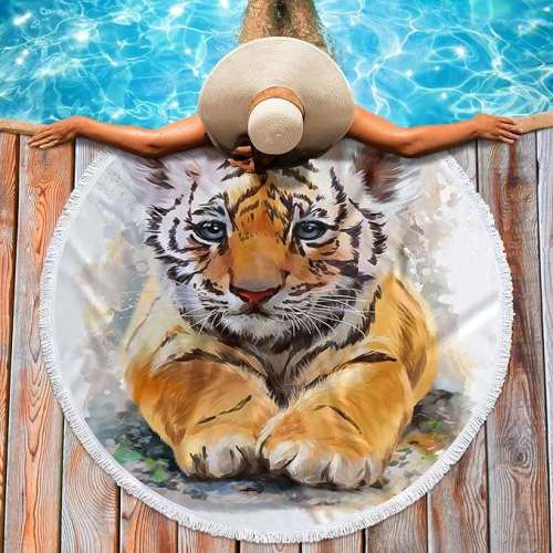 Baby Tiger Beach Towels
