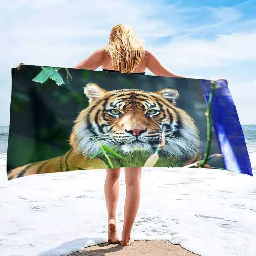 Jungle Tiger Bath Towel