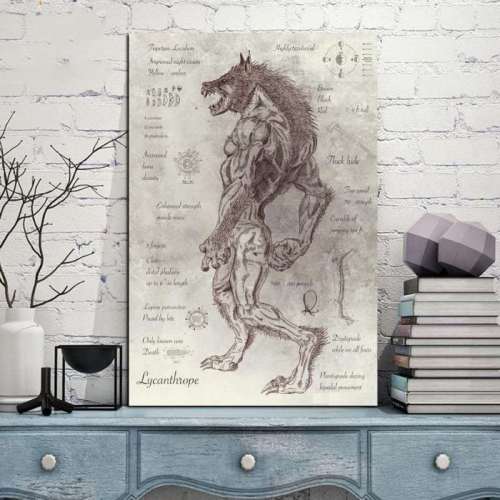 Werewolf Print Wall Art