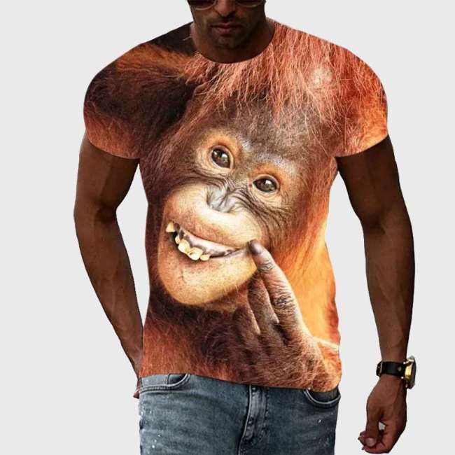 Family Matching T-shirt Smiling Gorilla T-Shirt