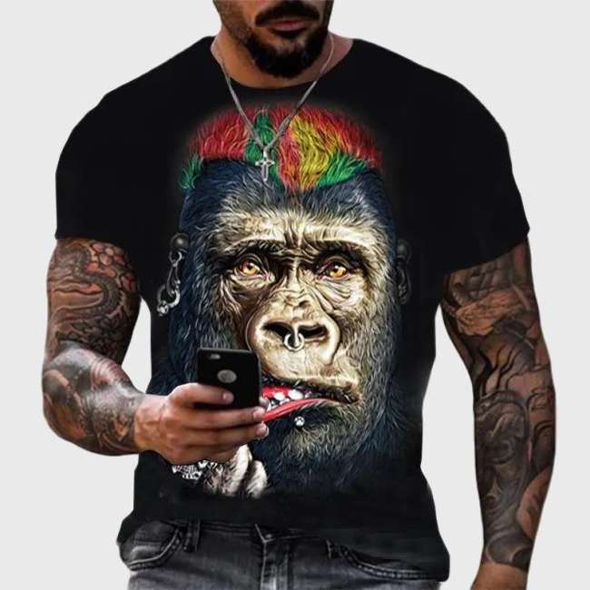 Family Matching T-shirt 3D Gorilla T-Shirts