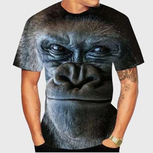 Family Matching T-shirt Gorilla Head T-Shirt