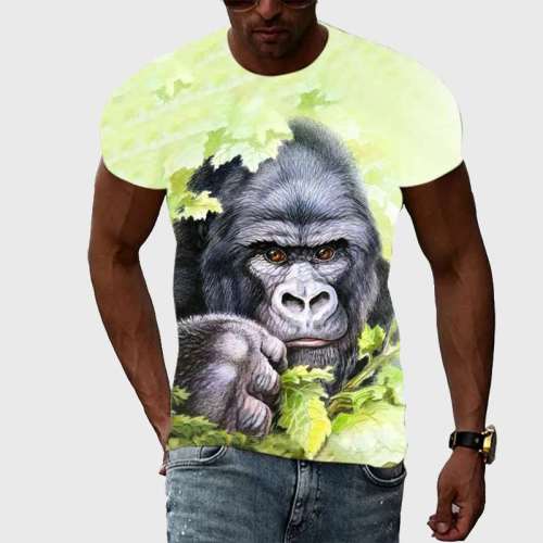Family Matching T-shirt Vintage Gorilla T-Shirt