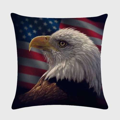 Bald Eagle Flag Pillowcase