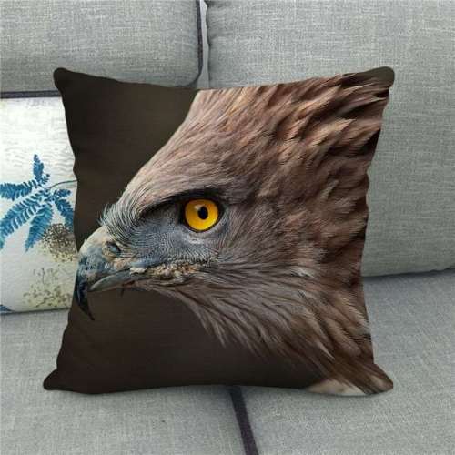 Eagle Head Pillow Case