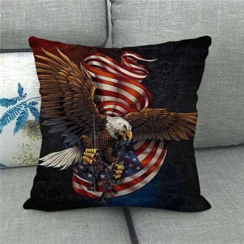 American Flag Eagle Pillowcase