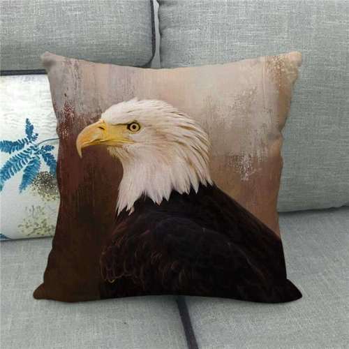 Bald Eagle Print Pillow Case