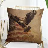 Vintage Eagle Flag Pillow Cases