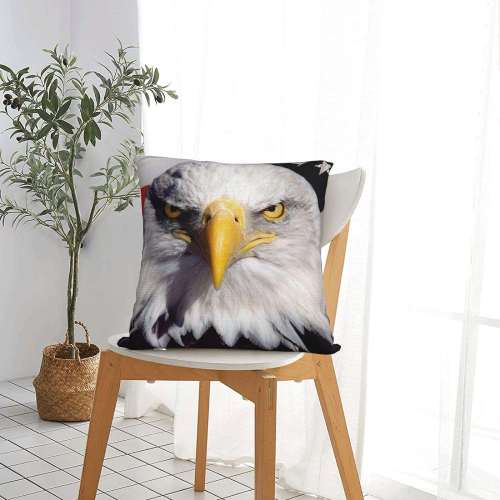 3D American Eagle Face Cushion Cover