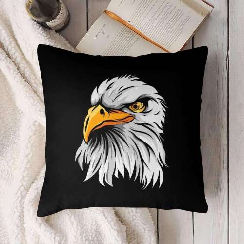 Eagle Head Pillow Cover