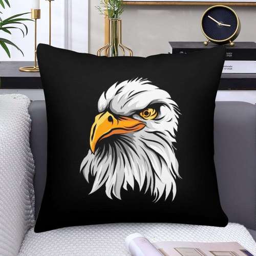 Eagle Head Pillow Cover