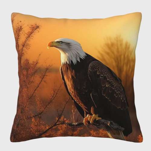 Eagle Pattern Pillow Cover