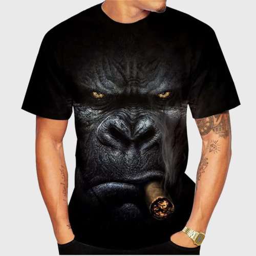 Family Matching T-shirt Black Gorilla T-Shirt