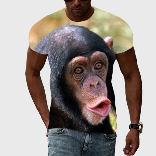 Family Matching T-shirt Gorilla Printed T-Shirt