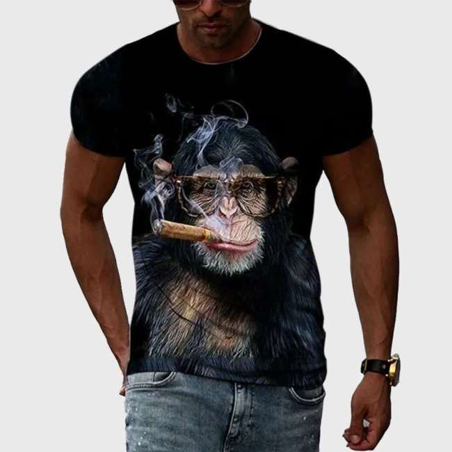 Family Matching T-shirt Smoking Gorilla T-Shirt