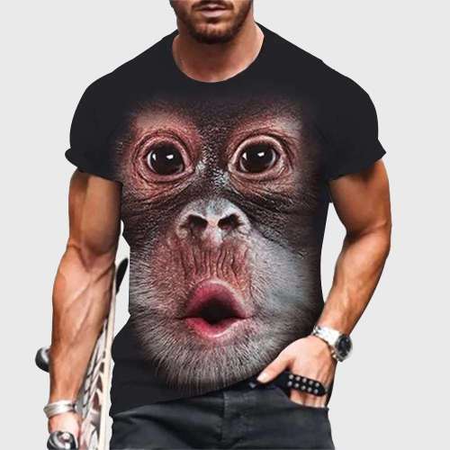 Funny Gorilla Face T-Shirt
