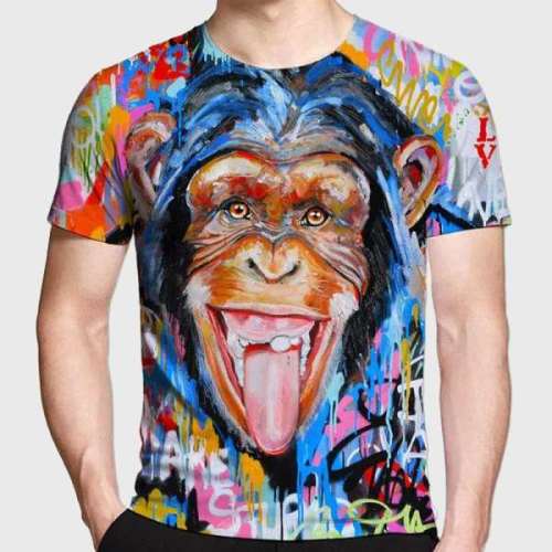 Watercolor Gorilla T-Shirt