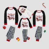 Christmas Matching Family Pajamas Dachshund Through the Snow Plaids Gray Pajamas Set