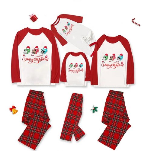 Christmas Matching Family Pajamas Merry Christmas French Bulldog Pajamas Set