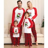 Christmas Matching Family Pajamas Skating Penguin With Tree Pajamas Set