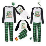 Christmas Matching Family Pajamas Jesus Is The Reason For The Season Green Plaids Pajamas Set