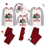 Christmas Matching Family Pajamas Jesus Is The Reason Christmas Trees Plaids Pajamas Set