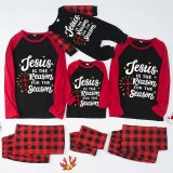 Christmas Matching Family Pajamas Jesus Is The Reason To The Season Pajamas Set