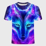 Family Matching T-shirt Galaxy Wolf T-Shirt
