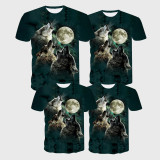 Family Matching T-shirt Three Wolf Moon T-Shirt