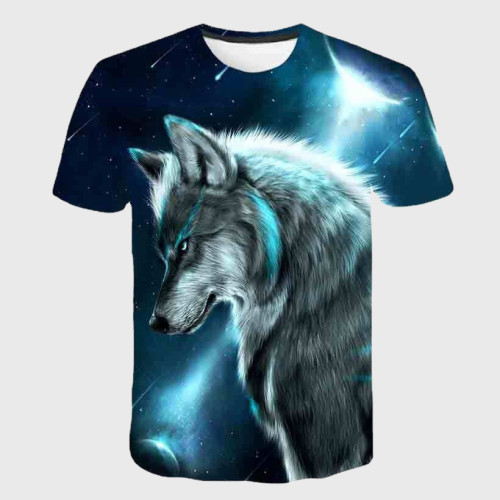 Family Matching T-shirt Galaxy Wolf T-Shirt