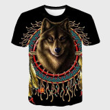 Family Matching T-shirt Native Wolf T-Shirt