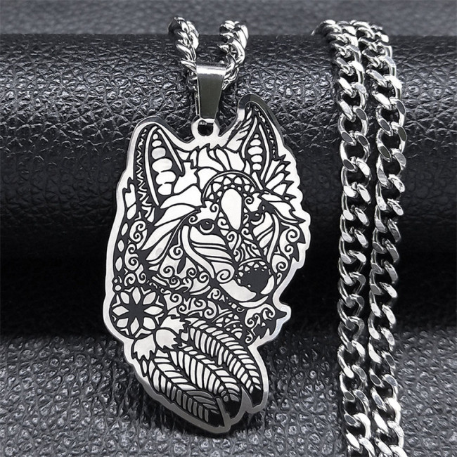 Bohemian Wolf Necklace